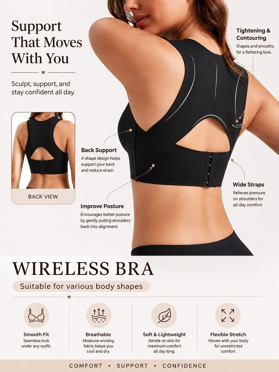 Back-Smoothing Shaper Bra